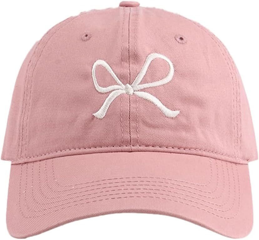 Bow-Tie Baseball Cap for Women Fashion Sun Hats for Women