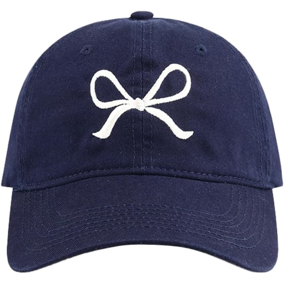 Bow-Tie Baseball Cap for Women Fashion Sun Hats for Women Trucker Hat Y2k Sun Cap Visor Cap Hiking Travel Trendy 2024