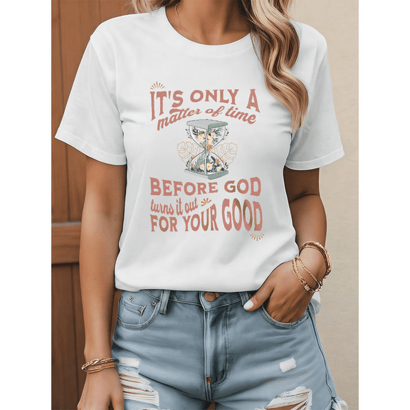 Bow Tie Graphic Tee T-Shirt Black Cotton Top Washable Loose Fit Short Sleeve Round Neck Casual Black S-2XL Plus Size