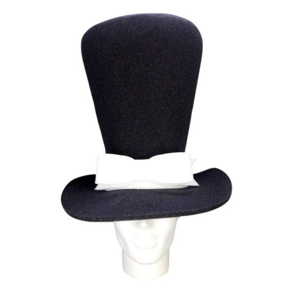 Bow Tie Groom Hat - Wedding Bow Tie Top Hat - Groomsmen Party Hat - Engagement Party Hat - Father of the Groom Hat
