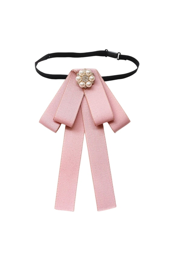 Bow Tie Necktie Fashion Accessory Polyester Easy Care for Women Girls Office Suit