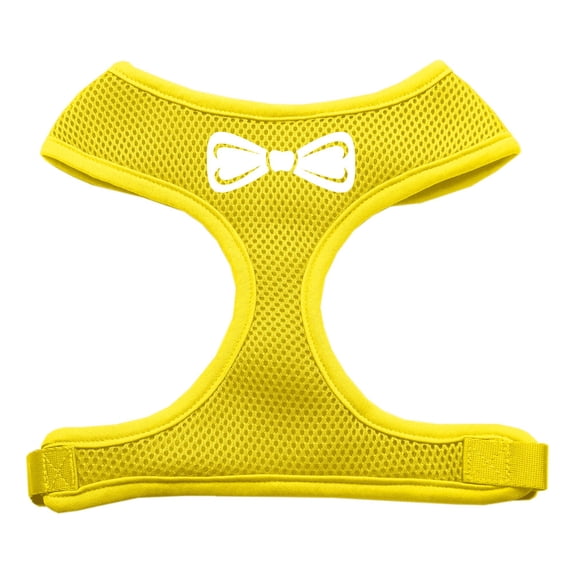 Bow Tie Screen Print Soft Mesh Pet Harness