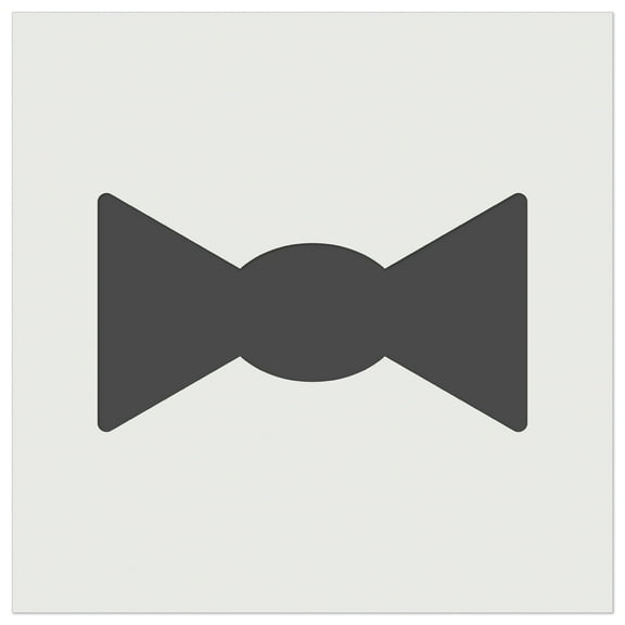 Bow Tie Solid DIY Cookie Wall Craft Stencil - 3.5 Inch