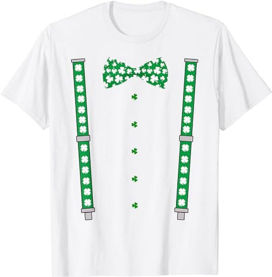matching bow tie and suspenders for st patricks day
