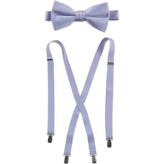 Bow Tie and Suspender Set Combo in Multiple Sizes and Colors