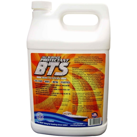 Bow to Stern Marine Multi-Surface Protectant, UV Protection Refill, 1 Gallon