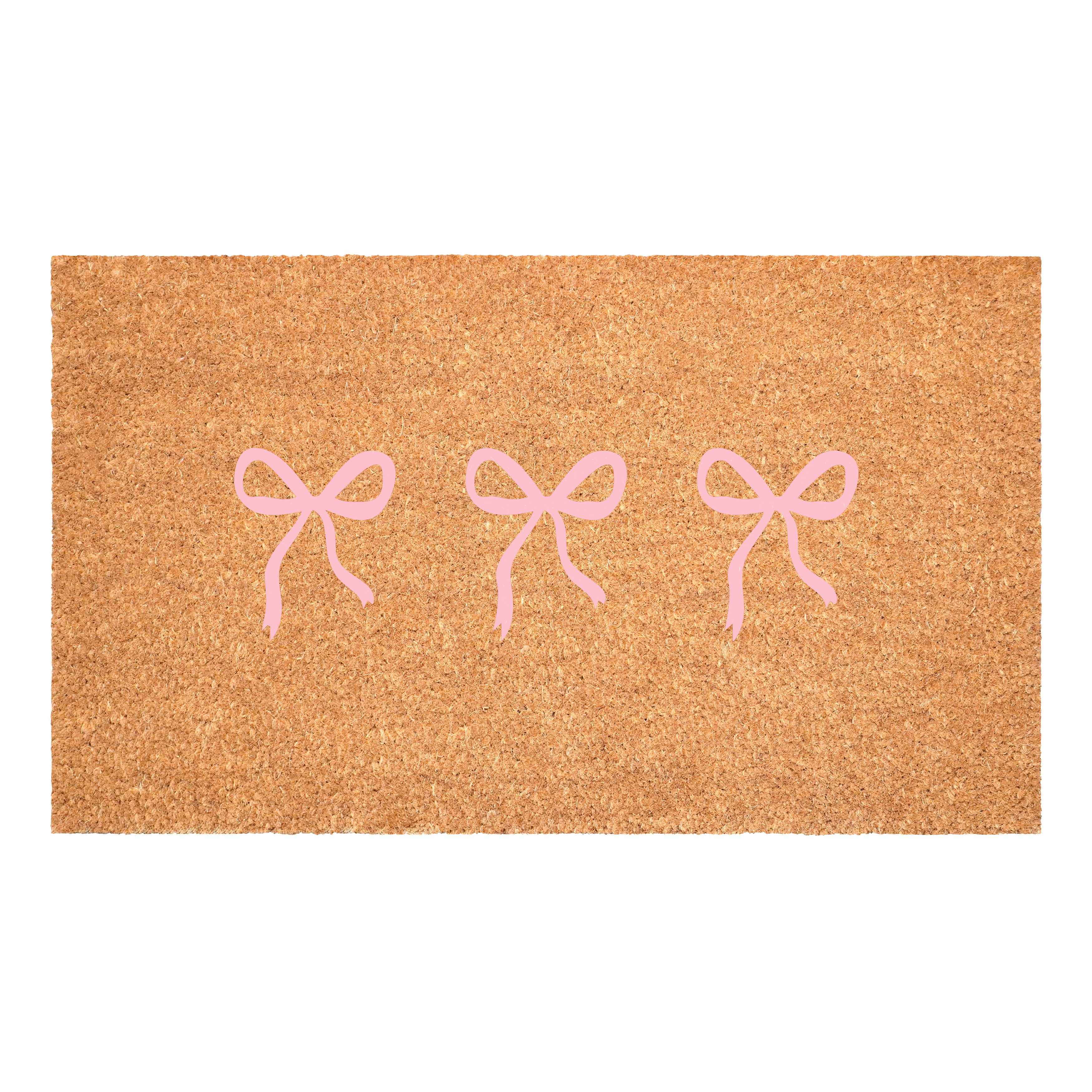 Calloway Mills 114912436 Bow Trio Doormat 24" x 36",Pink