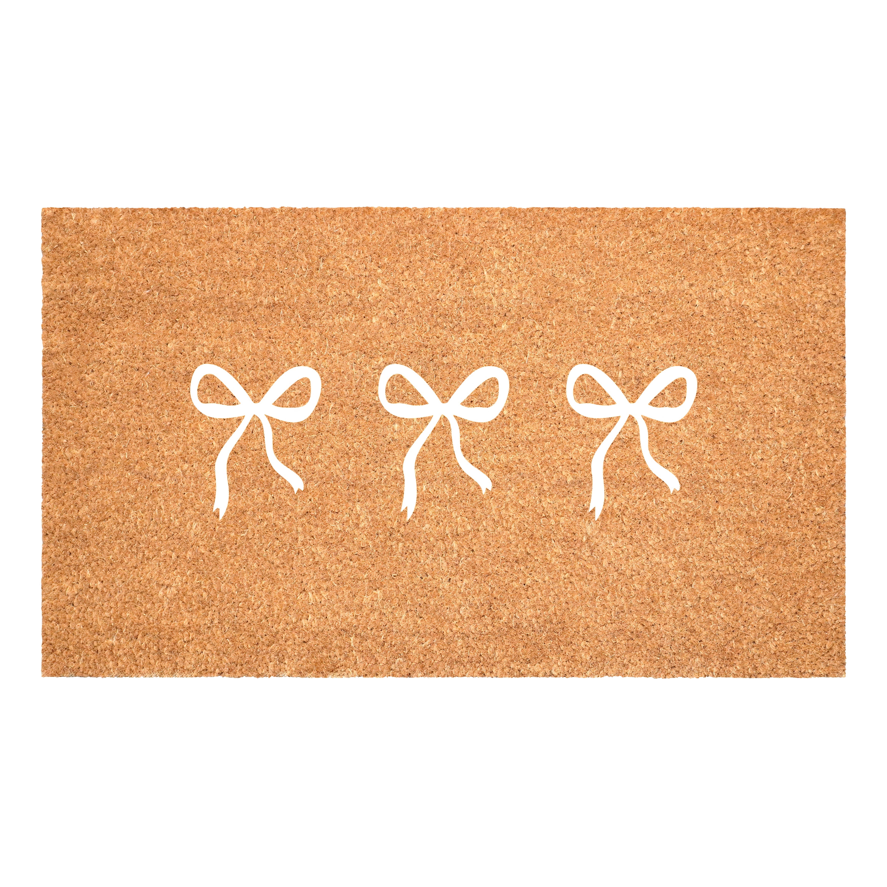 Calloway Mills 114922436 Bow Trio Doormat 24" x 36",White