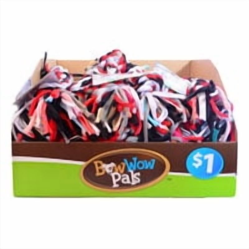 Bow Wow Pals 7544 T-Shirt Rope Toy, Cotton 36 Pack