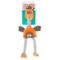 thumbnail image 1 of Bow Wow Pet ASPCA Funky Burlap Squeaky Chicken Dog Toy, 1 of 4