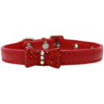 thumbnail image 1 of Bow-dacious Crystal Dog Collar, Red - Size 10, 1 of 1