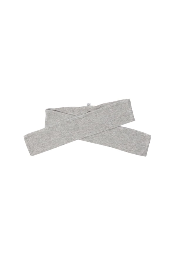 Bow in Gray (Ribbed)