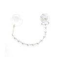 thumbnail image 1 of Bow with Pearls & Crystals Pacifier Clip, 1 of 2