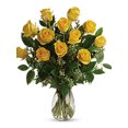 thumbnail image 1 of BowKay Designs LLC Premium Long Stem Roses Yellow, 1 of 4