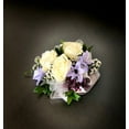 thumbnail image 1 of BowKay Designs LLC Standard White Spray Rose Corsage with Accent Color Baby Blue, 1 of 4