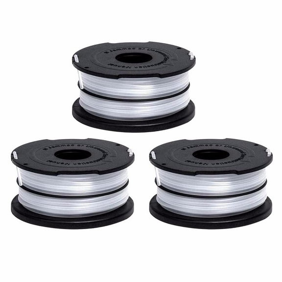Bowake DF-065 Auto Feed String Trim.mer Spool Line Replacement For Black & Dec.ker 3PCS