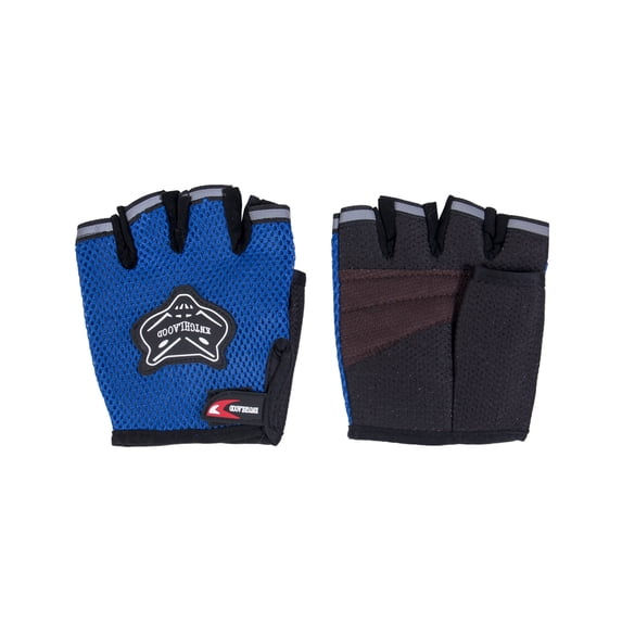Bowanadacles Climbing Outdoor Sport Bicycle Half Finger Mesh Gloves