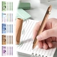 thumbnail image 1 of Bowayaoa 4 Pack Retractable Erasable Gel Pens, 0.5mm Bullet Tip Quick Dry Thermal Erasable Ink Pen, Comfort Grip Smooth Writing Pens for Daily Note Taking, 1 of 7