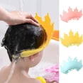 thumbnail image 1 of Bowayaoa Adjustable Cap Soft TPE Ear Protection Shampoo Hat, Waterproof Hair Washing Shield, Lightweight Reusable Bath Haircut Sun Visor Cap, 1 of 8