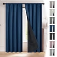 thumbnail image 1 of Bowayaoa Blackout Curtains for Bedroom - 78.7 Inch Long Blocking 1Pc Light Beige Drapes, Thermal Insulated Room Darkening Curtains, Living Room, Rod Pocket & Back Tabs, 1 of 7