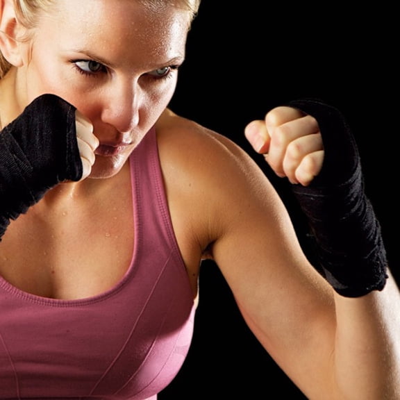 Bowayaoa Cotton Boxing Hand Wraps, Stretch Wrist Bandages Strap, Breathable Fist Protection Gloves for Muay Thai Kickboxing Fighting Training
