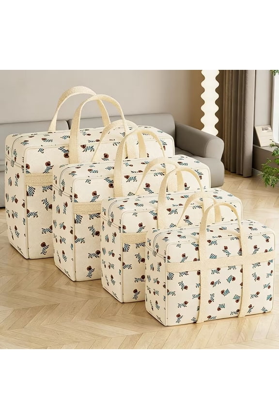 Duty Moving Bags with Strong Zipper & Carrying Handles, Sturdy Clothes Storage Bags Totes Bins, Packing Bag Move Boxes College Moving Supplies