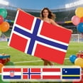 thumbnail image 1 of Bowayaoa Football Fan Flag, Waterproof Fade Resistant Nylon Banner, Lightweight Cheering Decor for Sports Match Viewing Fan Party Bar Club Indoor Outdoor Celebration Decoration, 1 of 7