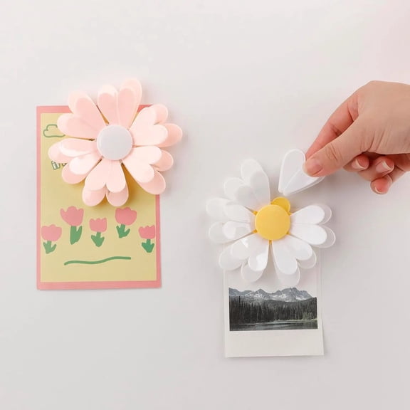 Fridge Flower Magnets Cute Refrigerator Seasonal Daisy Sunflower Magnet Decals Removable Stickers for Fridge Car