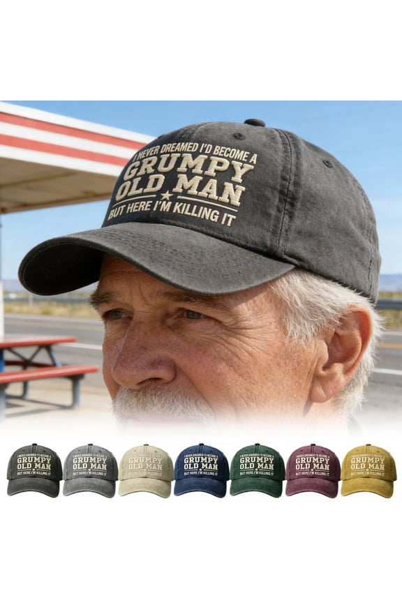 Funny Embroidered Baseball Cap, Lettering Hat, Breathable Adjustable Curved Visor Cap, Casual Outdoor Sports Daily Wear Accessory for Men Women