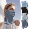 thumbnail image 1 of Bowayaoa Ice Silk Sunscreen Face Mask Neck Protector Ear Hanging Full Face Cover Breathable Quick Dry Sun Protection Headscarf for Outdoor Cycling Fishing Hiking Camping, 1 of 6