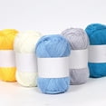 thumbnail image 1 of Bowayaoa Soft Fine Wool Yarn for Hand Knitting, Breathable Knitting Yarn, Crochet Thread for Scarf, Hat, Sweater and Handmade Craft Projects, 1 of 2
