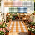 thumbnail image 1 of Bowayaoa Spring Summer Plaid Entryway Rug 15.7x23.6in, Hand Woven Washable Layered Doormat, Farmhouse Mat, Non-Slip Durable Front Porch Floor Mat for Indoor Outdoor Home & Patio Decor, 1 of 9