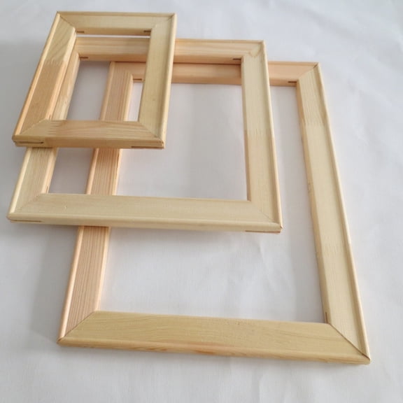 Bowayaoa Wood Canvas Stretcher Frame, Oil Painting Inner Wooden Frame, Environmental Protection Assembly Picture Frame for Canvas Art Craft Wall Painting Decoration
