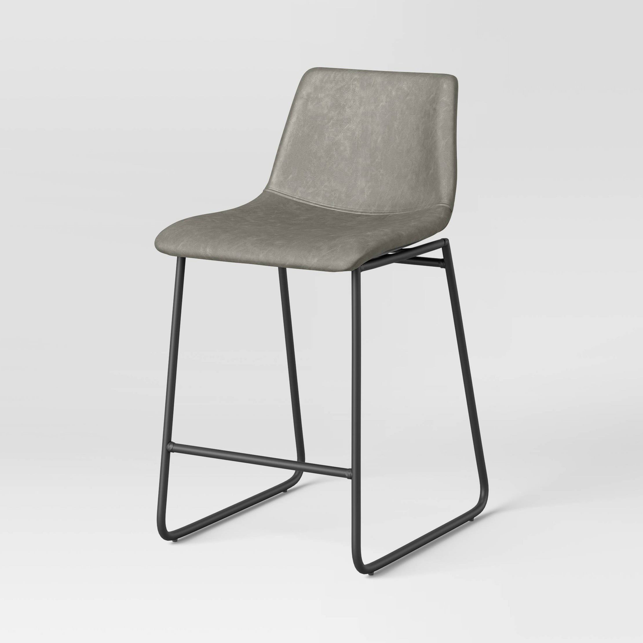 Bowden faux leather barstool discount