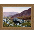 thumbnail image 1 of Bowder Stone, Borrowdale 24x18 Gold Ornate Wood Framed Canvas Art by John Atkinson Grimshaw, 1 of 2