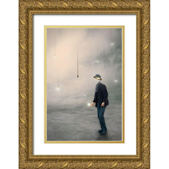 Bowen, Baden 13x18 Gold Ornate Wood Framed with Double Matting Museum Art Print Titled - Illumination