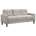 thumbnail image 1 of Bowen Upholstered Track Arm Tufted Sofa Beige, 1 of 10