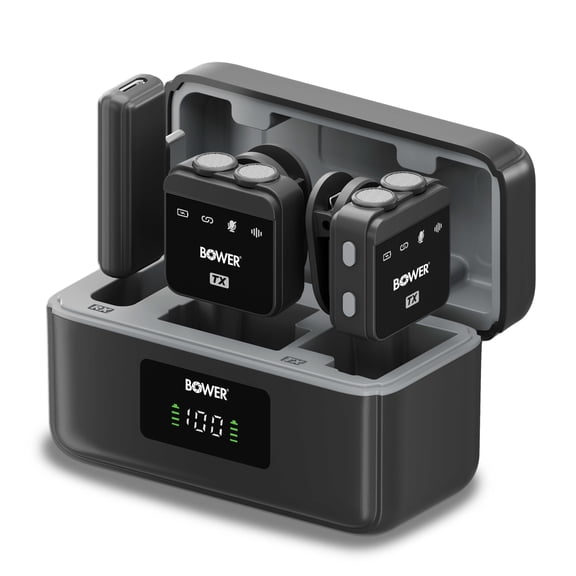 Bower Dual Pro Wireless Lavalier Microphone System