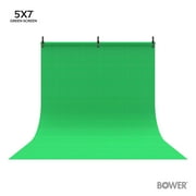 Bower Green Screen Fabric Backdrop for Streaming, Gaming, Broadcasting, and More.