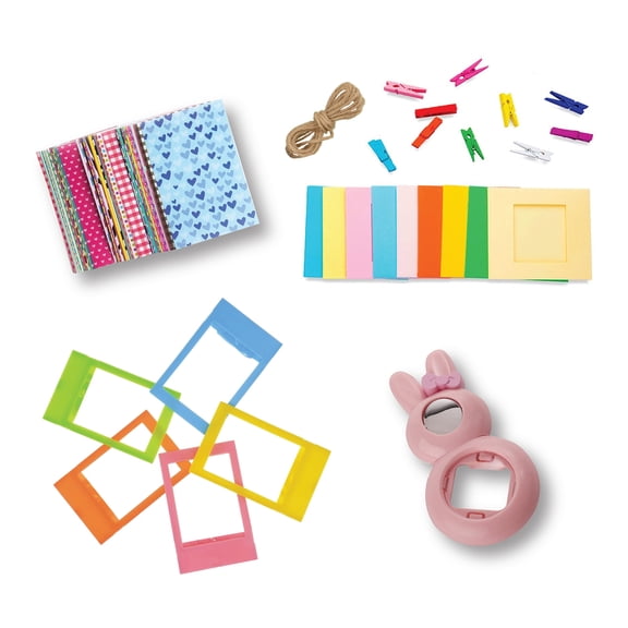Bower Photo Fun Pack for Fujifilm instax mini 7s, 8, 8+, or 9 Camera, BB-INSBUND1