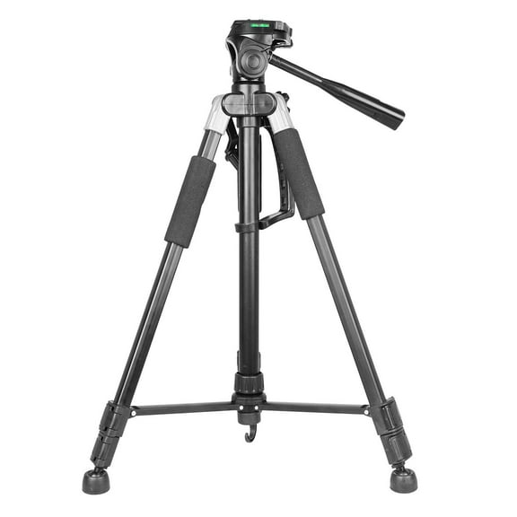 Bower Pro Series 72-Inch Heavy Duty Camera Tripod with 3-Way Fluid Pan-Head, Quick Release Mount, Sure-Grip - Professional Photography and Video Stand for Canon, Nikon, Sony, and More