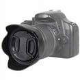 thumbnail image 1 of Bower Professional Series Tulip Lens Hood and Lens Cap for DSLR Camera, 55mm Lens - Black, 1 of 2