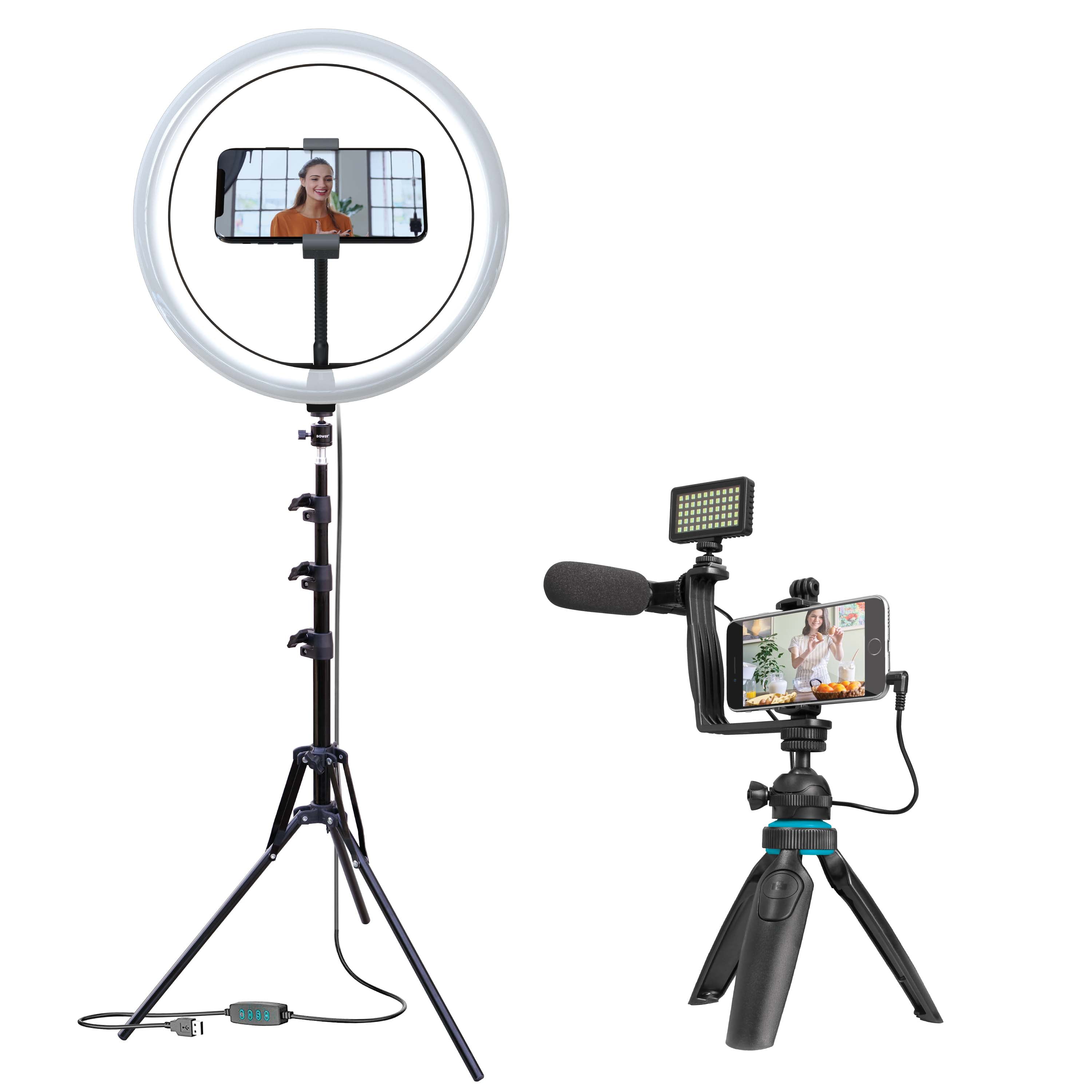 10 Inch LED Ring Light with Tripod Stand 3200K-5500K Dimmable Table Camera Light  Lamp 3 Light Modes & 10 Brightness Level for YouTube Video Photo Studio  Live Stream Portrait Makeup Photography - Walmart.com
