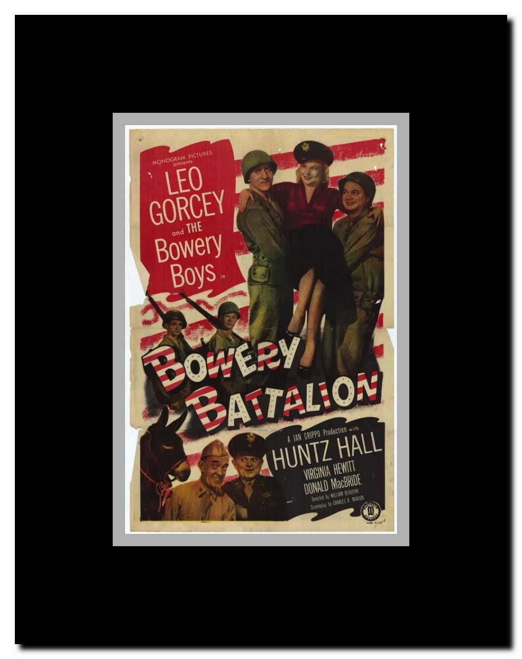Bowery Battalion Framed Movie Poster
