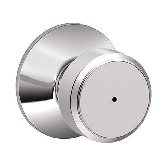 Bowery Bright Chrome Privacy Lock Knob