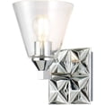 thumbnail image 1 of Bowery Hill 1-light Metal Bath Vanity Light in Polished Chrome, 1 of 7