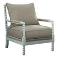 thumbnail image 1 of Bowery Hill 19.5'' Transitional Solid Wood/Fabric Accent Chair in Beige/White, 1 of 2