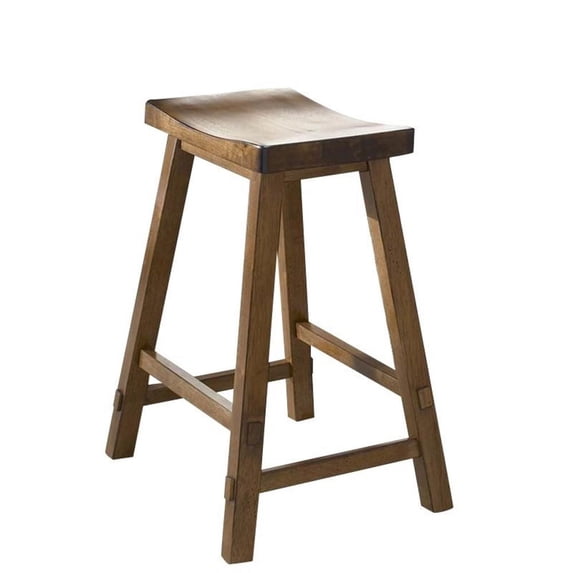Bowery Hill 24" Counter Stool in Tobacco