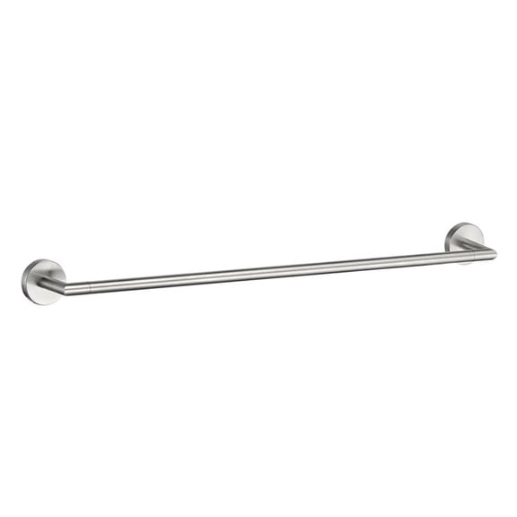 Bowery Hill 24" Modern Heavy Duty Metal Towel Bar in Satin Nickel