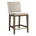 thumbnail image 1 of Bowery Hill 26" Transitional Fabric Upholstered Counter Stool in Beige, 1 of 7
